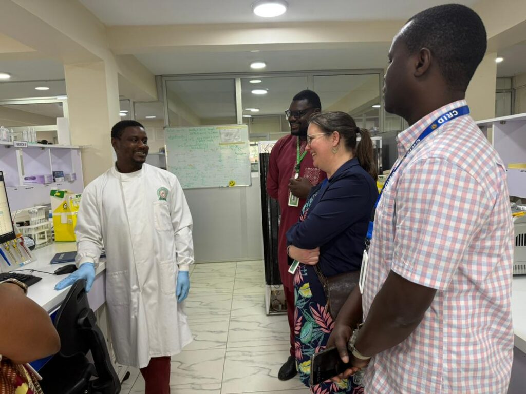Image of CRID and IVCC team in a lab