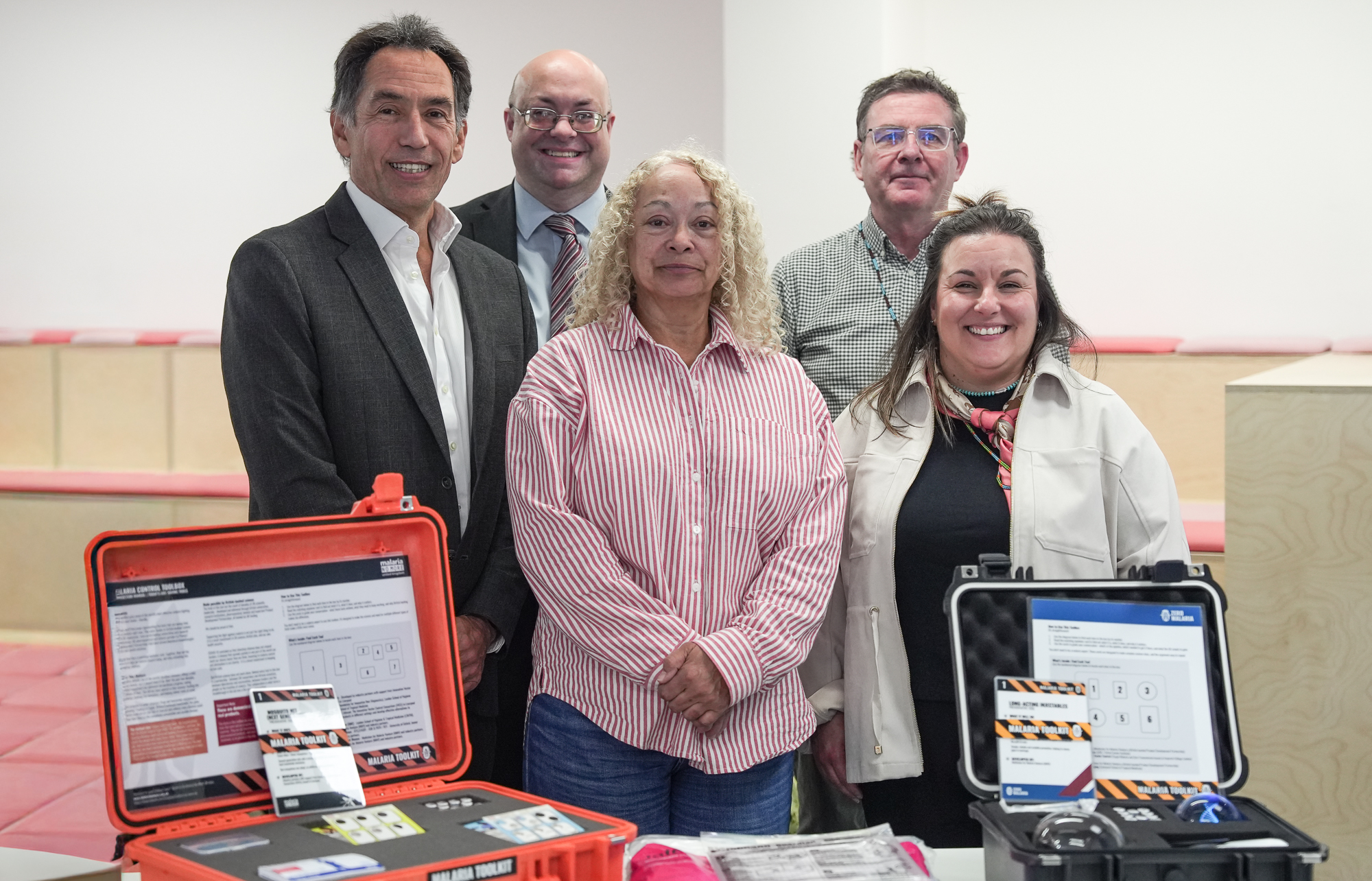 Kim Johnson MP with LSTM., Malaria No More UK and IVCC